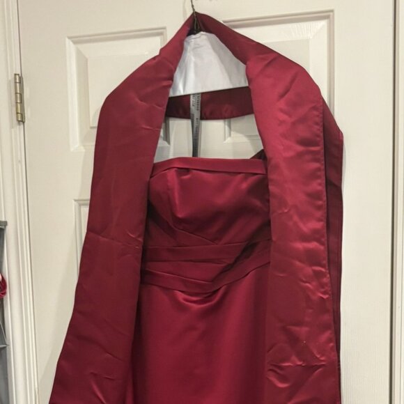 Formal Gorgeous Cranberry Gown - Picture 1 of 4